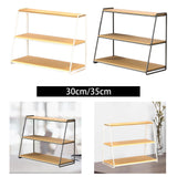 Maxbell 3 Tier Coffee Mug Holder Multifunctional Mug Shelf for Cups Condiments Bowls white S