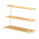 Maxbell 3 Tier Coffee Mug Holder Multifunctional Mug Shelf for Cups Condiments Bowls white S