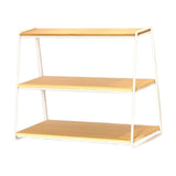 Maxbell 3 Tier Coffee Mug Holder Multifunctional Mug Shelf for Cups Condiments Bowls white S