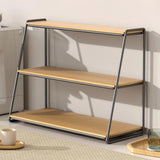 Maxbell 3 Tier Coffee Mug Holder Multifunctional Mug Shelf for Cups Condiments Bowls black S