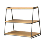 Maxbell 3 Tier Coffee Mug Holder Multifunctional Mug Shelf for Cups Condiments Bowls black S