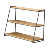 Maxbell 3 Tier Coffee Mug Holder Multifunctional Mug Shelf for Cups Condiments Bowls black L