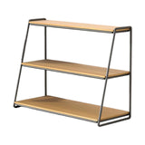 Maxbell 3 Tier Coffee Mug Holder Multifunctional Mug Shelf for Cups Condiments Bowls black L