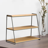 Maxbell 3 Tier Coffee Mug Holder Multifunctional Mug Shelf for Cups Condiments Bowls black L