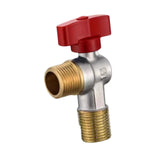 Maxbell Angle Stop Valve 1/2'' Replacement Brass Faucet Valve for Faucet Toilet Sink Red
