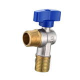 Maxbell Angle Stop Valve 1/2'' Replacement Brass Faucet Valve for Faucet Toilet Sink Blue