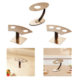 Maxbell Ice Cream Cone Holder with Base Display Tray for Thanksgiving Party Birthday 1 Hold