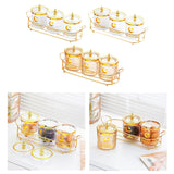 Maxbell Dry Fruit Jars with Lid with Tray Snack Container for Living Room Party Home Amber