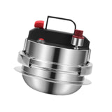 Maxbell Mini Pressure Cooker 304 Stainless Steel Pot for Household Family Restaurant 0.8L