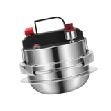 Maxbell Mini Pressure Cooker 304 Stainless Steel Pot for Household Family Restaurant 0.8L