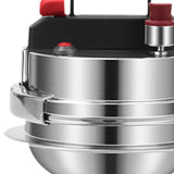 Maxbell Mini Pressure Cooker 304 Stainless Steel Pot for Household Family Restaurant 0.8L