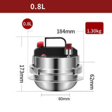 Maxbell Mini Pressure Cooker 304 Stainless Steel Pot for Household Family Restaurant 0.8L