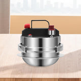 Maxbell Mini Pressure Cooker 304 Stainless Steel Pot for Household Family Restaurant 0.8L