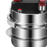 Maxbell Mini Pressure Cooker 304 Stainless Steel Pot for Household Family Restaurant 1.6L