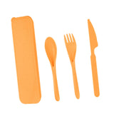 Maxbell Camping Cutlery Set Utensils for Family Gatherings Barbecue Kitchen Supplies orange