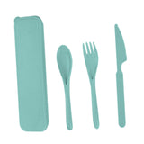 Maxbell Camping Cutlery Set Utensils for Family Gatherings Barbecue Kitchen Supplies green
