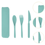 Maxbell Camping Cutlery Set Utensils for Family Gatherings Barbecue Kitchen Supplies green