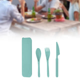 Maxbell Camping Cutlery Set Utensils for Family Gatherings Barbecue Kitchen Supplies green