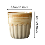 Maxbell Japanese Coffee Cup High Temperaturefiring Restaurants Gift Cafes Coffee Mug yellow
