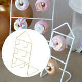 Maxbell Donut Display Stand Hanger Donut Holder for Birthday New Year Party L