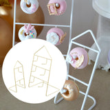 Maxbell Donut Display Stand Hanger Donut Holder for Birthday New Year Party L and S