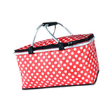 Maxbell Cooler Bag with Leakproof Liner with Sturdy Handles for Catering Picnic Work Red