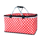 Maxbell Cooler Bag with Leakproof Liner with Sturdy Handles for Catering Picnic Work Red