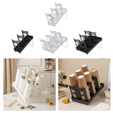 Maxbell Bathroom Cup Dispenser Decoration Paper Cup Dispenser for Office Bar Kitchen White Single Row