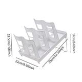 Maxbell Bathroom Cup Dispenser Decoration Paper Cup Dispenser for Office Bar Kitchen White Double Row