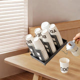 Maxbell Bathroom Cup Dispenser Decoration Paper Cup Dispenser for Office Bar Kitchen Black Double Row