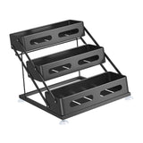 Maxbell Spice Rack 3 Tiers Kitchen Display Shelf for Living Room Tabletop Restaurant