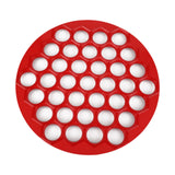 Maxbell Russian Dumpling Maker Easy to Clean Ravioli Maker for Ravioli Pies Dumpling red