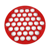 Maxbell Russian Dumpling Maker Easy to Clean Ravioli Maker for Ravioli Pies Dumpling red