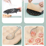Maxbell Russian Dumpling Maker Easy to Clean Ravioli Maker for Ravioli Pies Dumpling red