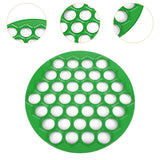 Maxbell Russian Dumpling Maker Easy to Clean Ravioli Maker for Ravioli Pies Dumpling green