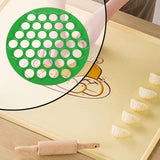 Maxbell Russian Dumpling Maker Easy to Clean Ravioli Maker for Ravioli Pies Dumpling green