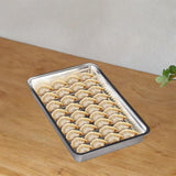 Maxbell Dumplings Organizer Case Easy to Clean Freezing Tray for Pasta Biscuits Meat without lid