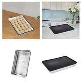 Maxbell Dumplings Organizer Case Easy to Clean Freezing Tray for Pasta Biscuits Meat without lid