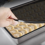 Maxbell Dumplings Organizer Case Easy to Clean Freezing Tray for Pasta Biscuits Meat with lid