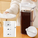 Maxbell Cold Brew Coffee Maker Iced Coffee Brewer for Lemon Water Kitchens Household 2.2L