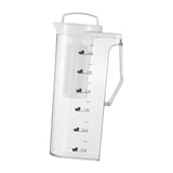 Maxbell Cold Brew Coffee Maker Iced Coffee Brewer for Lemon Water Kitchens Household 2.2L