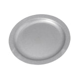 Maxbell Dinner Plate Dia 22cm Rustproof Metal Dish Plate for Picnic Barbecues Hiking