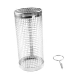 Maxbell Grill Basket Cage Portable Rolling Grilling Net for Gathering Campfire Party