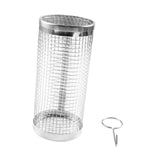 Maxbell Grill Basket Cage Portable Rolling Grilling Net for Gathering Campfire Party