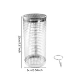 Maxbell Grill Basket Cage Portable Rolling Grilling Net for Gathering Campfire Party