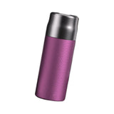 Maxbell Insulated Water Bottle with Lid Hammered Drinkware for Office Fitness Father pink