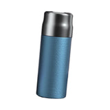 Maxbell Insulated Water Bottle with Lid Hammered Drinkware for Office Fitness Father blue