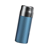 Maxbell Insulated Water Bottle with Lid Hammered Drinkware for Office Fitness Father blue