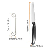 Maxbell Vegetable Fruit Slicing Knife 2 in 1 Fruit Peeling Knife for Home Restaurant