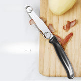 Maxbell Vegetable Fruit Slicing Knife 2 in 1 Fruit Peeling Knife for Home Restaurant